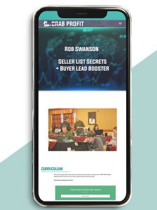 Seller List Secrets + Buyer Lead Booster from Rob Swanson of https://crabaca.store/