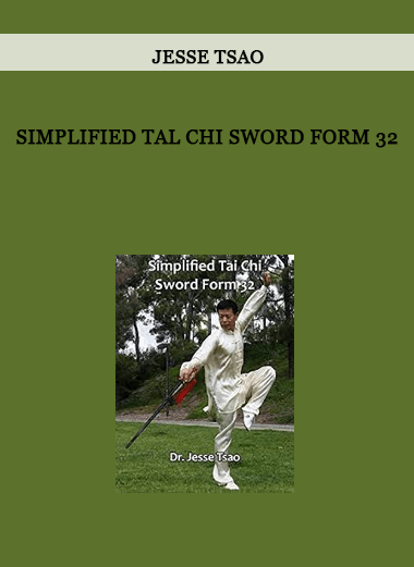 Simplified Tal Chi Sword Form 32 by Jesse Tsao of https://crabaca.store/