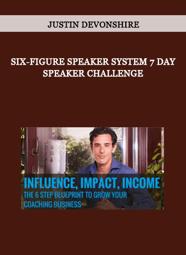 Six-Figure Speaker System 7 Day Speaker Challenge from Justin Devonshire of https://crabaca.store/