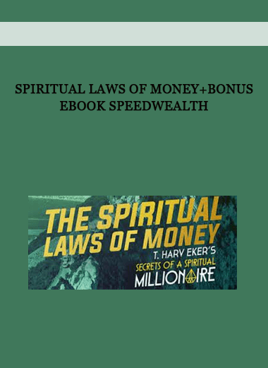 Spiritual Laws Of Money+Bonus Ebook SpeedWealth of https://crabaca.store/