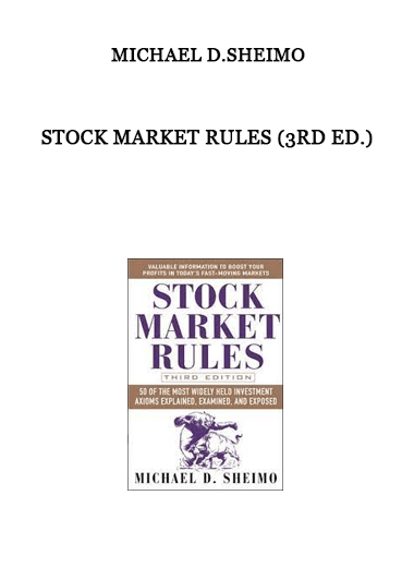 Stock Market Rules (3rd Ed.) by Michael D.Sheimo of https://crabaca.store/