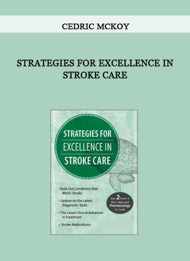 Strategies for Excellence in Stroke Care from Cedric McKoy of https://crabaca.store/