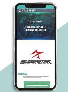 Superstar Speaker Training presented by Ted McGrath of https://crabaca.store/