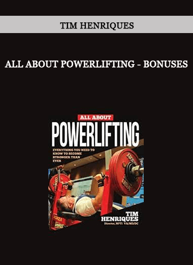 TIm Henriques - All About Powerlifting - Bonuses of https://crabaca.store/