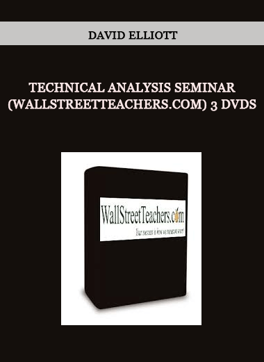 Technical Analysis Seminar (wallstreetteachers.com) - 3 DVDs by David Elliott of https://crabaca.store/