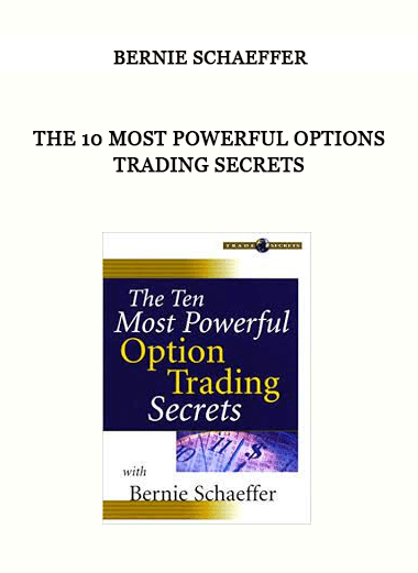 The 10 most Powerful Options Trading Secrets by Bernie Schaeffer of https://crabaca.store/