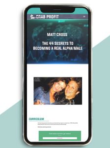 The 44 Sesrets To Becoming a REAL Alpha Male from Matt Cross of https://crabaca.store/