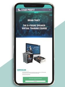 The 6-Figure Speaker Virtual Training Course from Brian Tracy of https://crabaca.store/