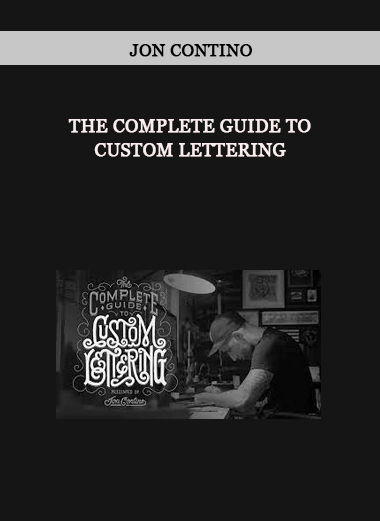 The Complete Guide to Custom Lettering by Jon Contino of https://crabaca.store/