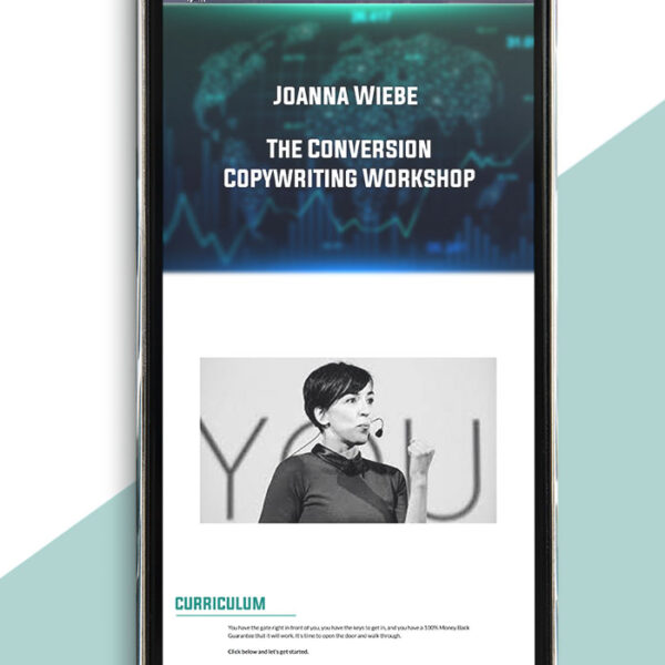 The Conversion Copywriting Workshop from Joanna Wiebe of https://crabaca.store/