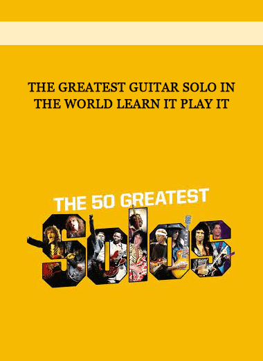 The Greatest Guitar Solo in the World Learn it Play it of https://crabaca.store/