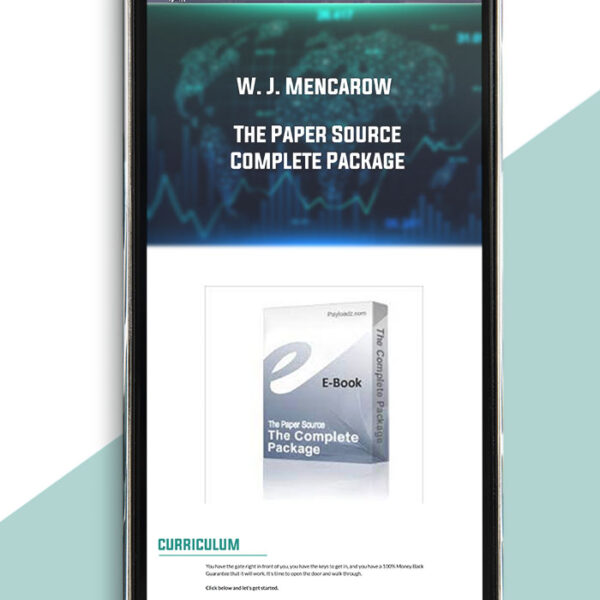 The Paper Source Complete Package by W. J. Mencarow of https://crabaca.store/