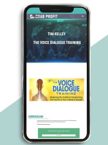 The Voice Dialogue Training by Tim Kelley of https://crabaca.store/
