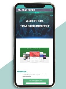 Thrive Themes Membership of https://crabaca.store/