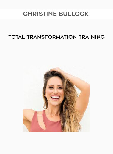 Total Transformation Training by Christine Bullock of https://crabaca.store/
