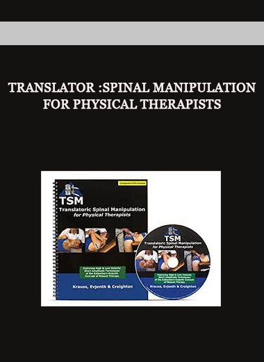 Translator :Spinal Manipulation for Physical Therapists of https://crabaca.store/