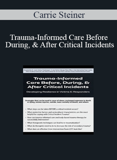 Trauma-Informed Care Before