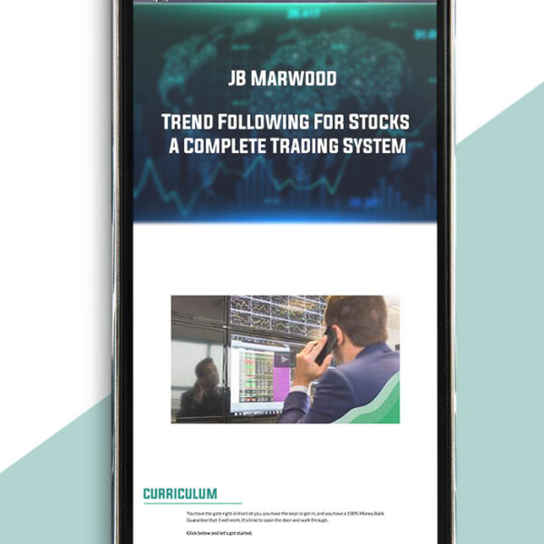 Trend Following For Stocks-A Complete Trading System by JB Marwood of https://crabaca.store/