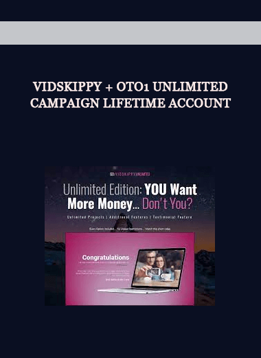 Vidskippy + oto1 Unlimited Campaign Lifetime account of https://crabaca.store/