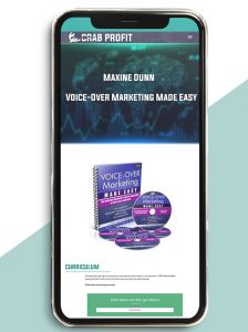 Voice-Over Marketing Made Easy from Maxine Dunn of https://crabaca.store/