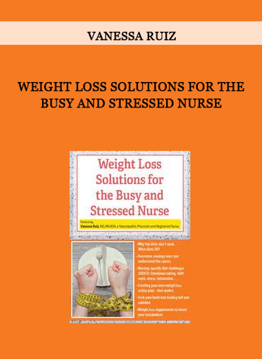 Weight Loss Solutions for the Busy and Stressed Nurse from Vanessa Ruiz of https://crabaca.store/