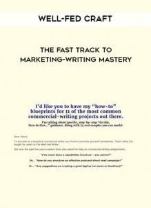 Well-Fed Craft: The Fast Track to Marketing-Writing Mastery of https://crabaca.store/
