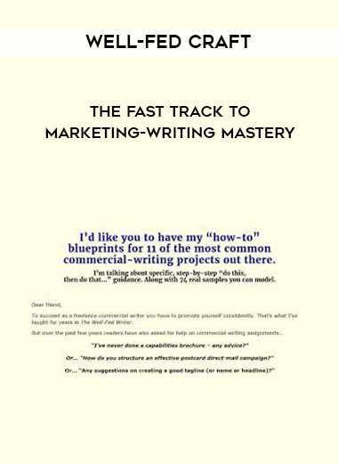 Well-Fed Craft: The Fast Track to Marketing-Writing Mastery of https://crabaca.store/