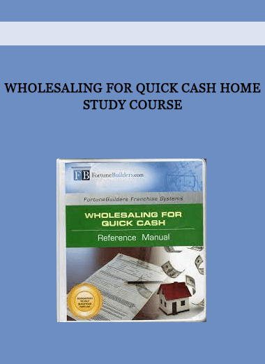 Wholesaling for Quick Cash Home Study Course of https://crabaca.store/