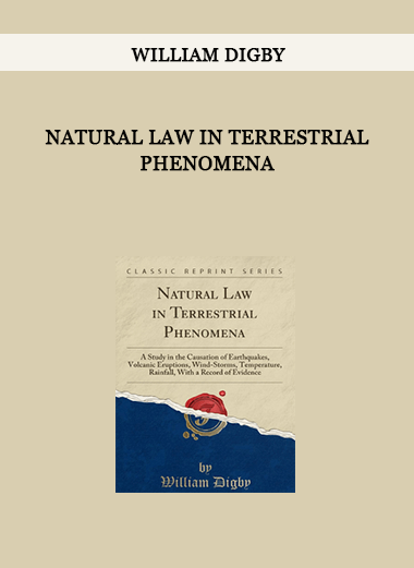 William Digby - Natural Law in Terrestrial Phenomena of https://crabaca.store/
