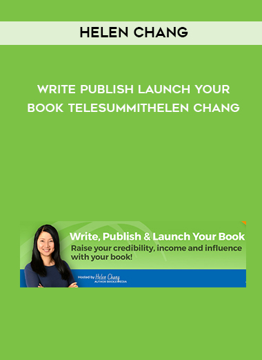 Write Publish Launch Your Book TelesummitHelen Chang by Helen Chang of https://crabaca.store/