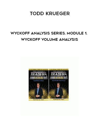 Wyckoff Analysis Series. Module 1. Wyckoff Volume Analysis by Todd Krueger of https://crabaca.store/