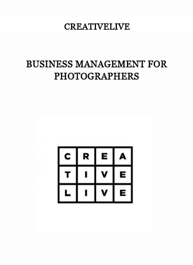 creativeLIVE - Business Management for Photographers of https://crabaca.store/