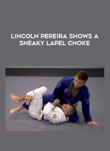 Lincoln Pereira Shows A SNEAKY Lapel Choke of https://crabaca.store/