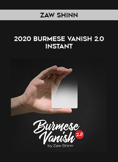 2020 Burmese Vanish 2.0 by Zaw Shinn instant of https://crabaca.store/