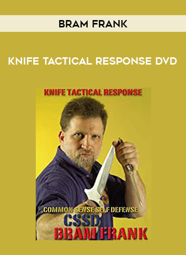 Knife Tactical Response DVD by Bram Frank of https://crabaca.store/
