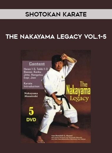 Shotokan Karate - The Nakayama Legacy Vol.1-5 of https://crabaca.store/
