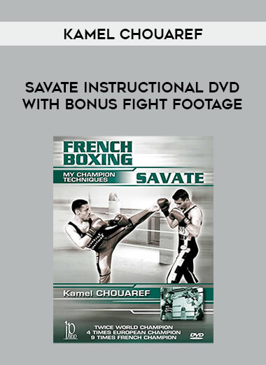 Kamel Chouaref - Savate Instructional DVD with bonus fight footage of https://crabaca.store/