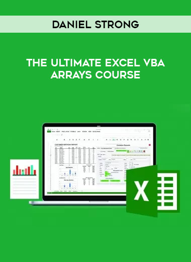 The Ultimate Excel VBA Arrays Course by Daniel Strong of https://crabaca.store/