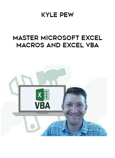 Master Microsoft Excel Macros and Excel VBA by Kyle Pew of https://crabaca.store/