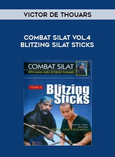 Victor De Thouars - Combat Silat Vol.4 Blitzing Silat Sticks of https://crabaca.store/