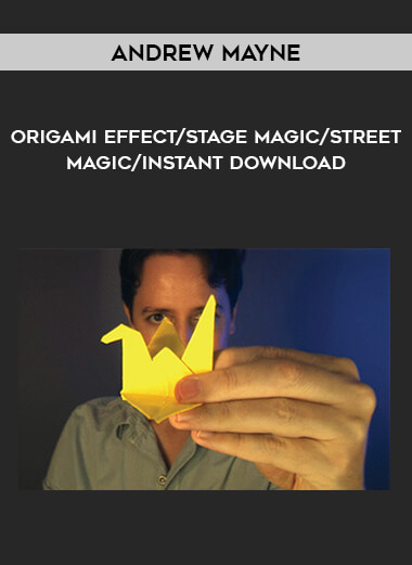 Origami Effect -Andrew Mayne /stage magic /street magic /instant download of https://crabaca.store/