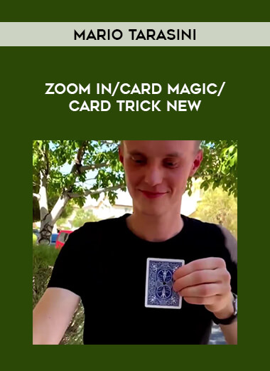Zoom In by Mario Tarasini/ card magic/card trick new of https://crabaca.store/