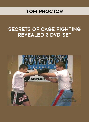 Tom Proctor - Secrets of Cage Fighting Revealed 3 DVD Set of https://crabaca.store/