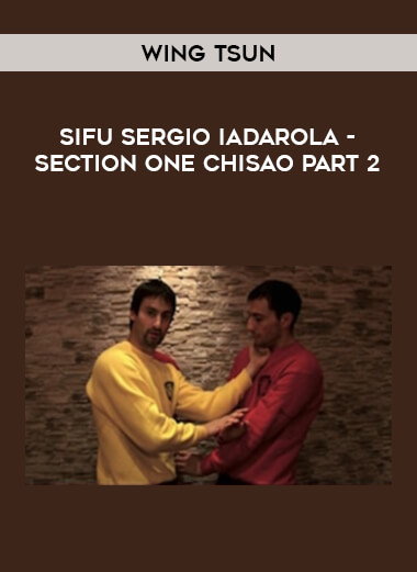 Wing Tsun - Sifu Sergio Iadorola - Section One Chi Sao Part 2 of https://crabaca.store/