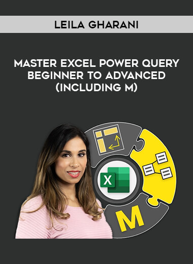 Master Excel Power Query Beginner to Advanced (including M) by Leila Gharani of https://crabaca.store/
