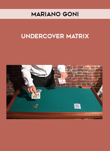 Mariano Goni- Undercover Matrix of https://crabaca.store/