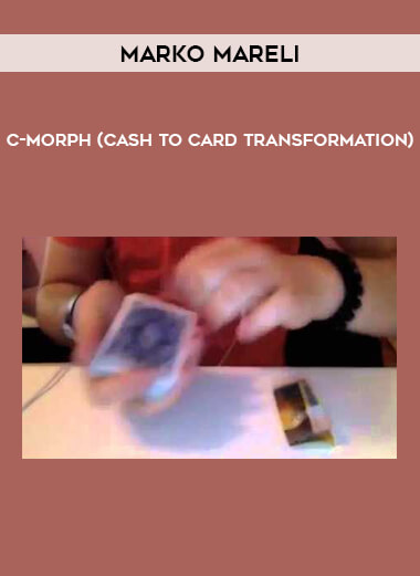 Marko Mareli - C-Morph (Cash to Card Transformation) of https://crabaca.store/