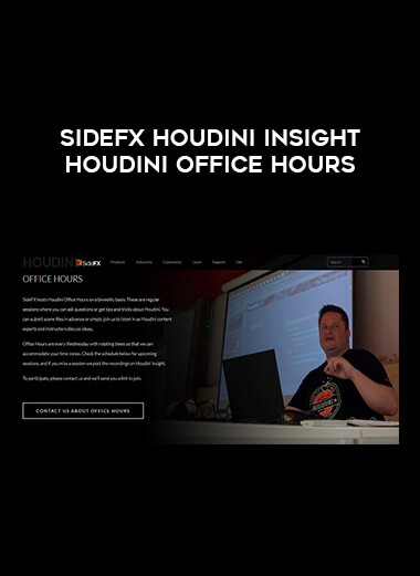 Sidefx Houdini Insight Houdini Office Hours 2018-2021 Sessions of https://crabaca.store/