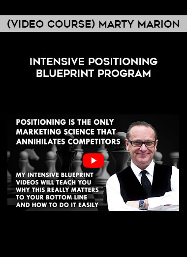 （Video course) Marty Marion – Intensive Positioning Blueprint Program of https://crabaca.store/