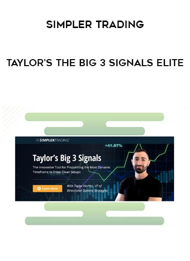 Simpler Trading - Taylor's The Big 3 Signals ELITE of https://crabaca.store/